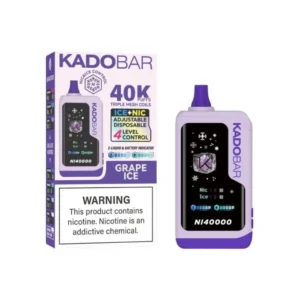 Kado Bar NI40K Grape Ice - Ice+Nic Control